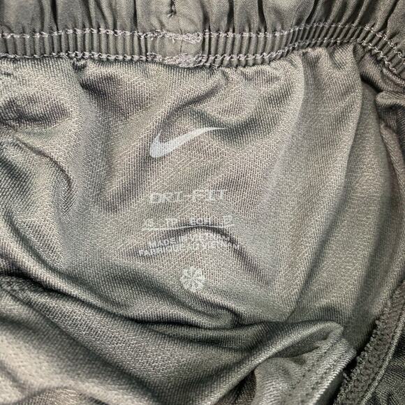 Nike Shorts Womens XS Extra Small Gray White Dri Fit Tempo Inner Lined Running - Picture 5 of 11
